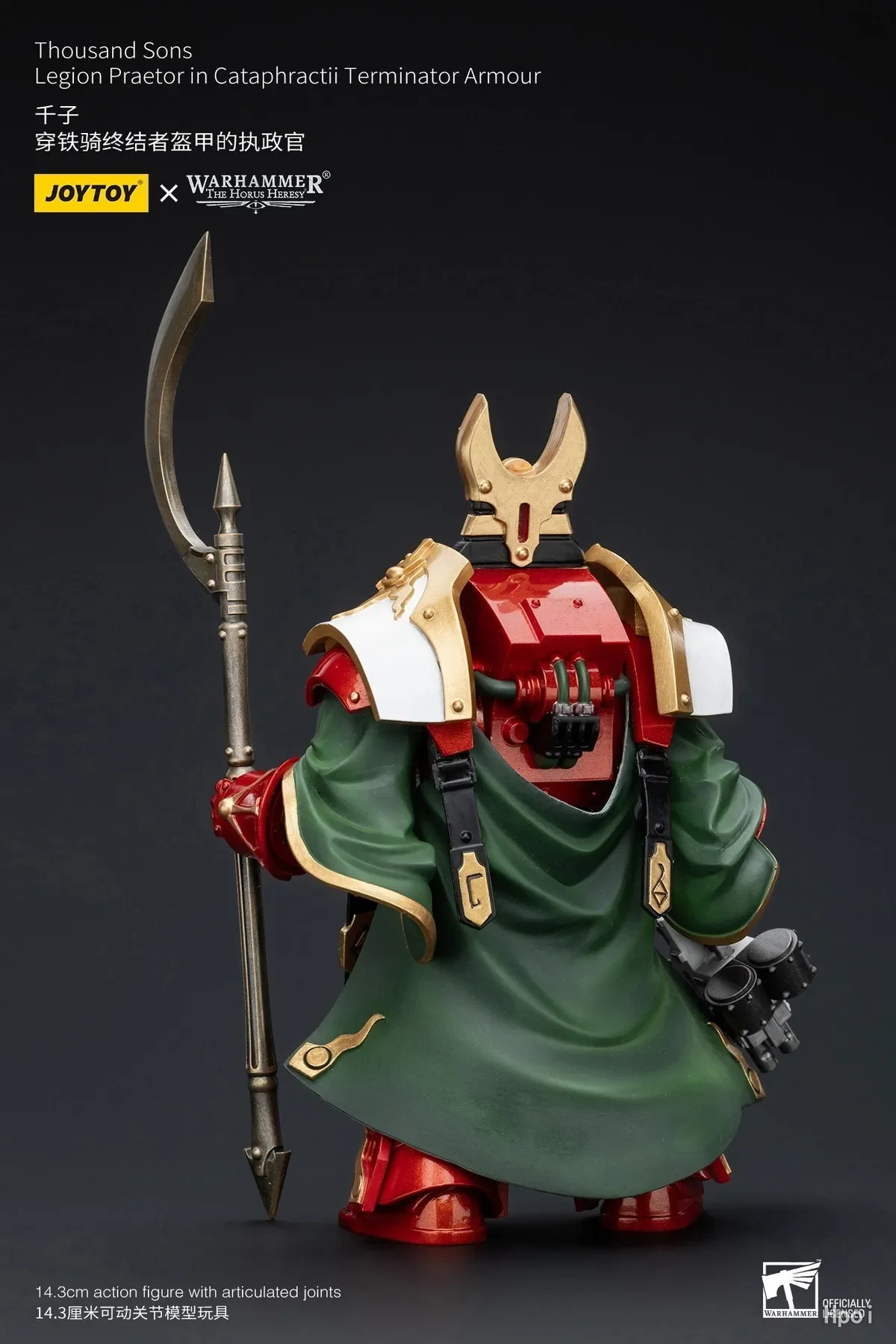 

【Оригинал】JOYTOY Warhammer 40K Thousand Sons Legion Praetor in Cataphractii Terminator Armor 1/18 Фигурка Игрушки