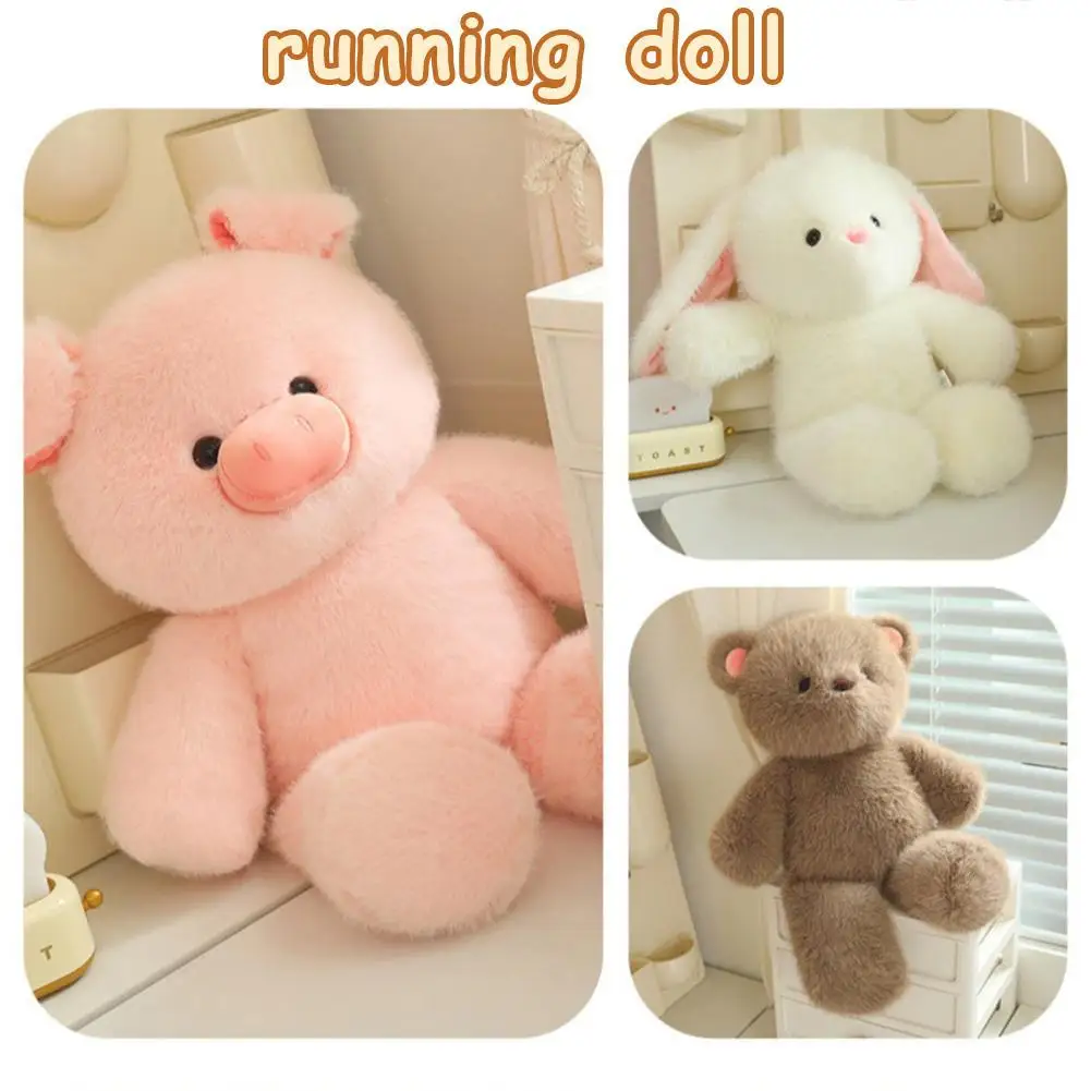 8 Styles de jouets en peluche pour enfants, mignon petit ours éléphant antibactérien, poupée d'anniversaire pour fille, cadeau 7A, jouet doux en peluche pour enfants I7L8