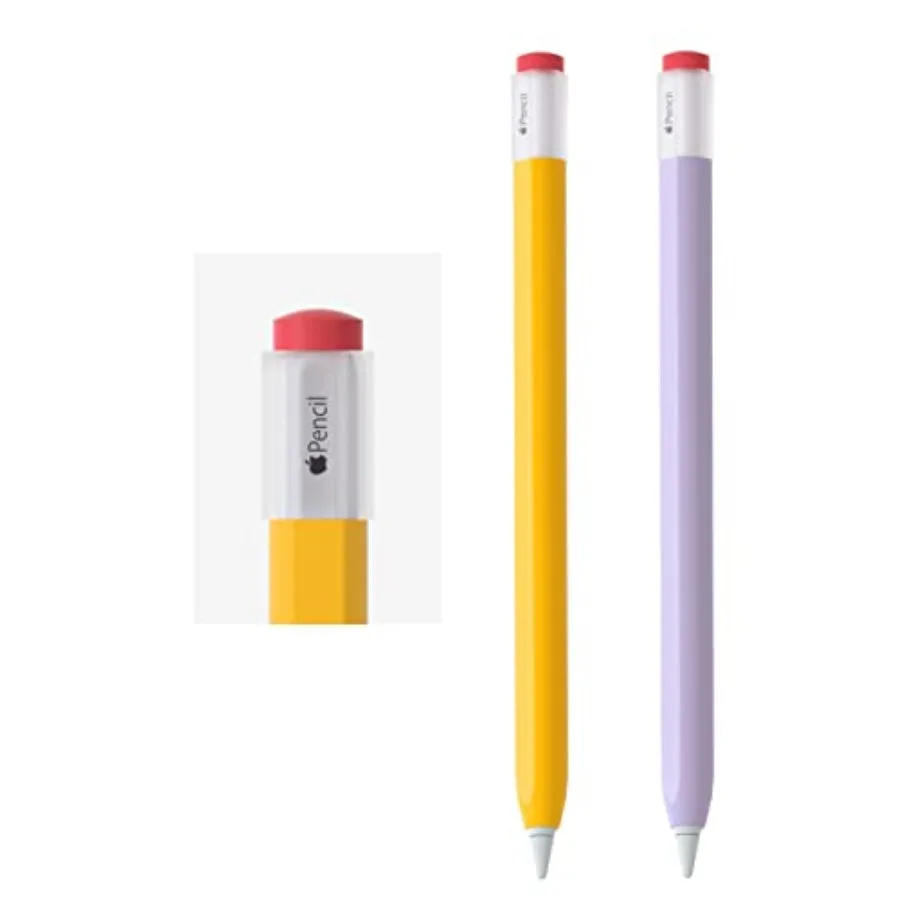 

2 Pack Silicone Pencil Case Compatible with Apple Pencil 2nd Generation Only, Case Cover Sleeve Accessories Protective Skin Hol