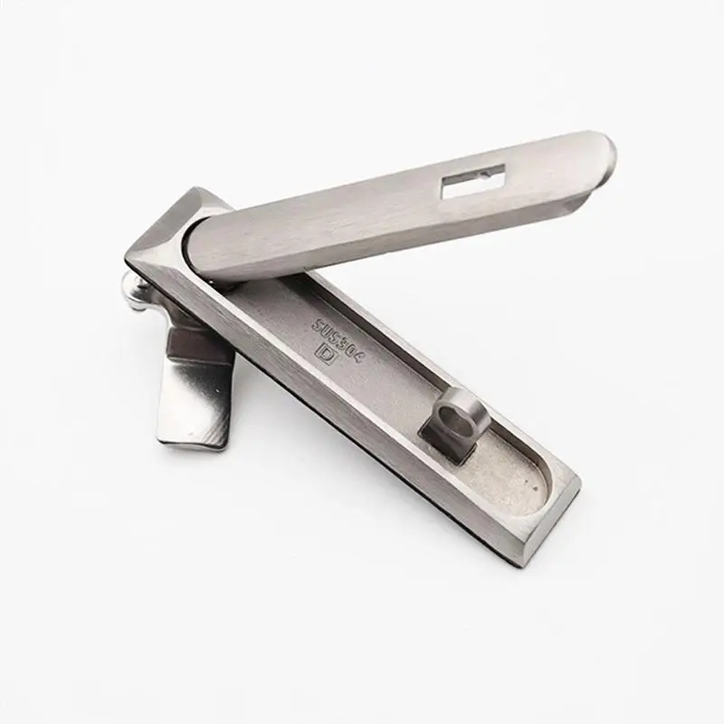 MS834 High-Quality Panel Latch 3 Point Box Padlockable Stainless Steel Swing Door Lock for Handles Cabinet Door Distribution Box