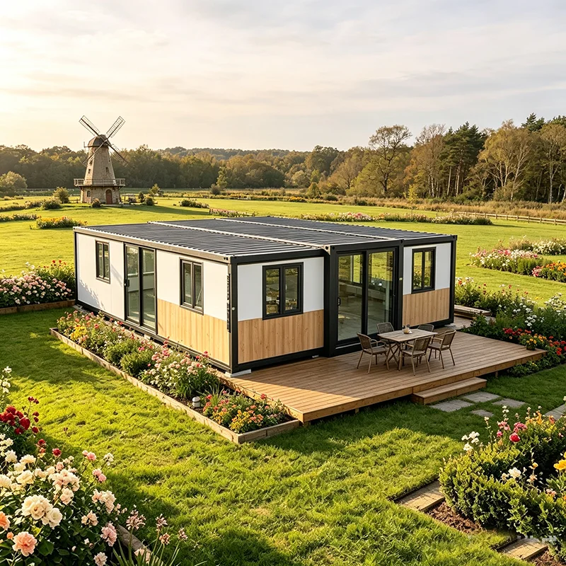 Container House Thermal Protected Luxury Glamping Lodge for Scenic Tourist Resorts