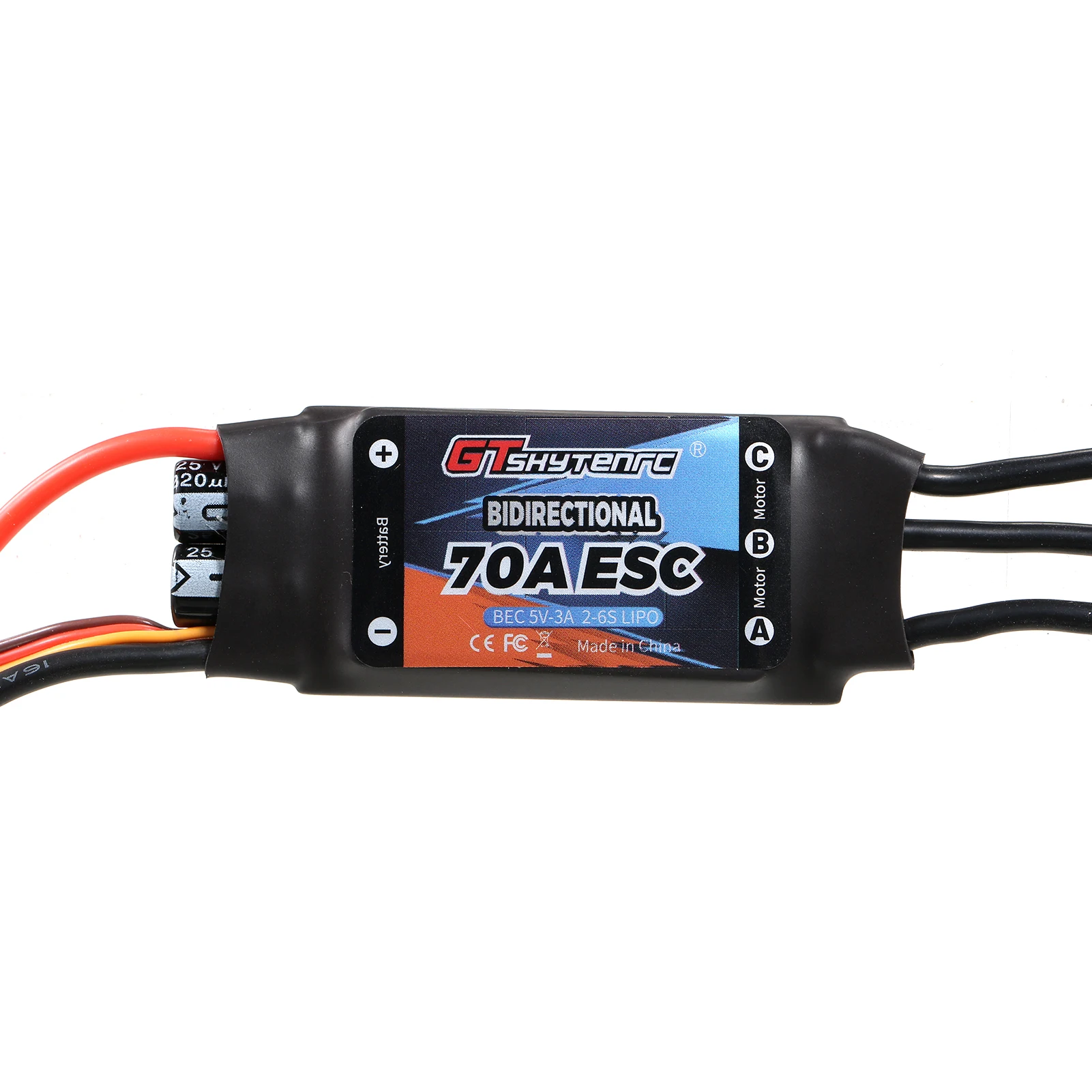 ESC Brushless Bidirectionnel 20A/30A/40A/50A Pour Bateau Télécommandé – Modèle Navire Pneumatique Pièce RC Marine