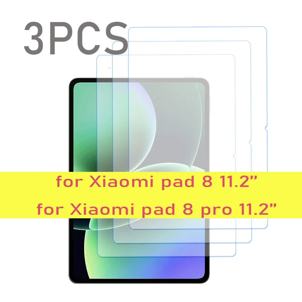 

Защитная пленка из закаленного стекла для Xiaomi pad 8 pro 11,2 дюйма 2026, 11,2 дюйма, защитная пленка для планшета, прозрачная защитная пленка HD, 3 шт.