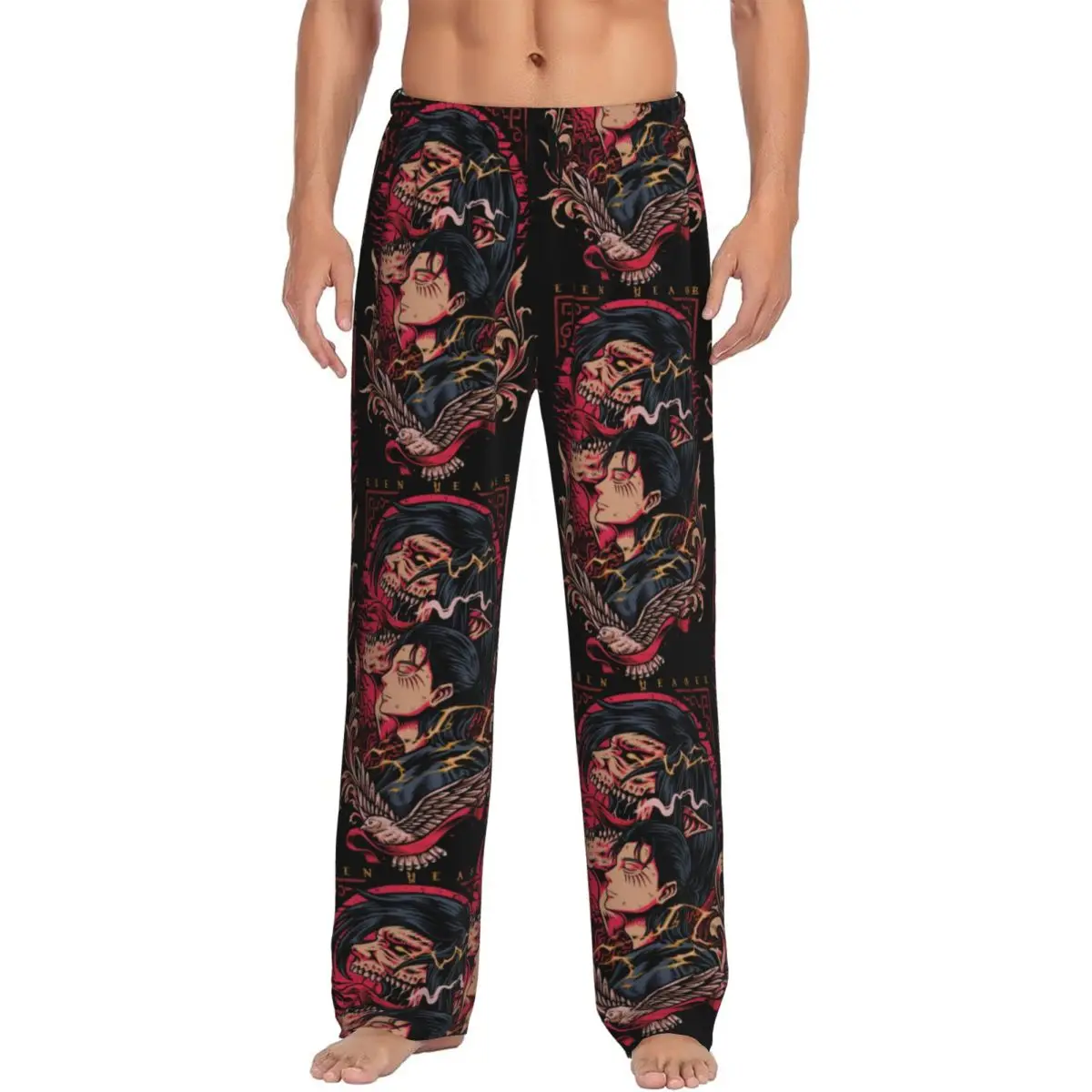 calcas-de-pijama-personalizadas-attack-on-titan-para-homens-moda-cool-de-desenho-animado-roupas-de-dormir-estilosas-com-bolsos