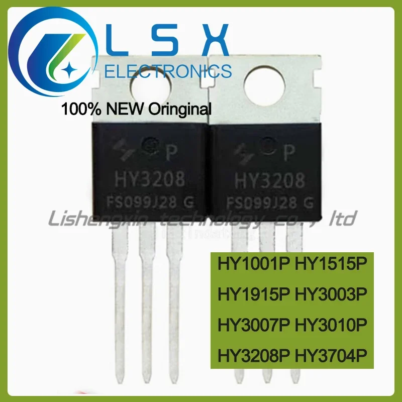 10pcs HY1001P HY1515P HY1915P HY3003P HY3007P HY3010P HY3208P HY3704P TO-220 New and Original