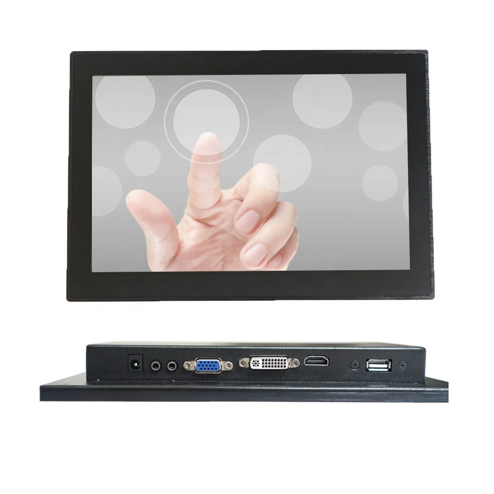 portable industrial capacitive touch 10.1 inch 1920x1200 touchscreen monitor lcd