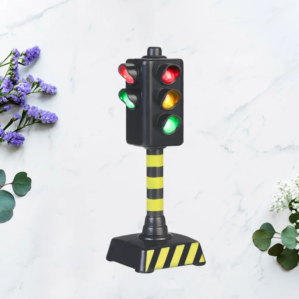 2PCS Mini Signal Light Model Toy Simulated Traffic Light Toy Imitation Road Scene Props Traffic Safety Education Toy Early