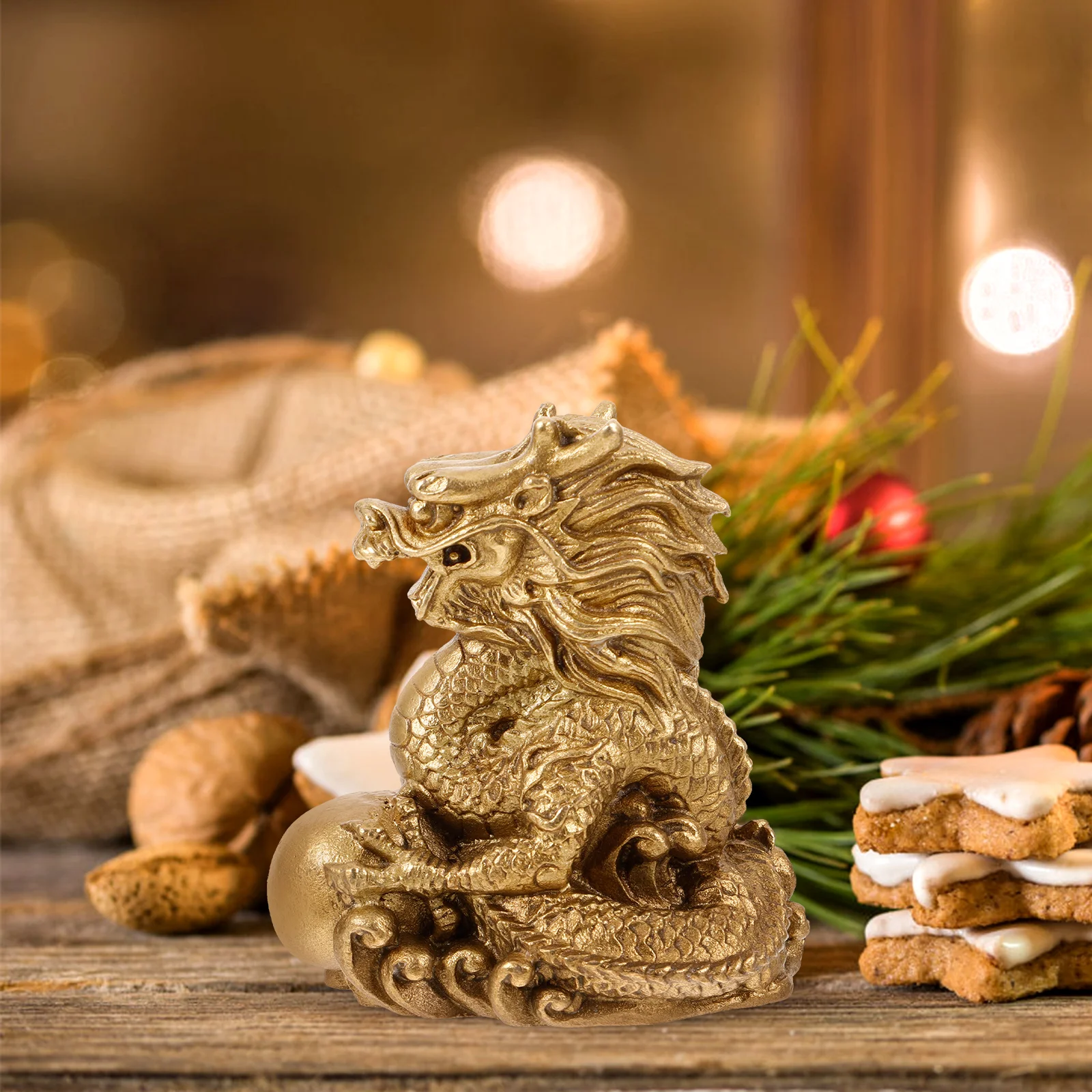 

Dragon Figurines Office Decor Small Miniature Statues Crafts Copper Desktop Decorations New Year Gifts Kids Dragon Lover