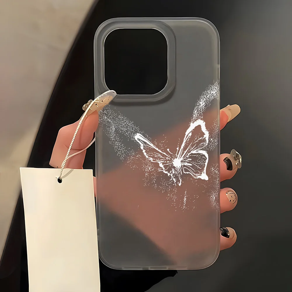 Lightning Phone Case For iPhone 13 Case iPhone 16 Pro 17 14 11 12 15 Pro Max Plus 12 13 Mini Ultra Thin Shockproof Matte Cover