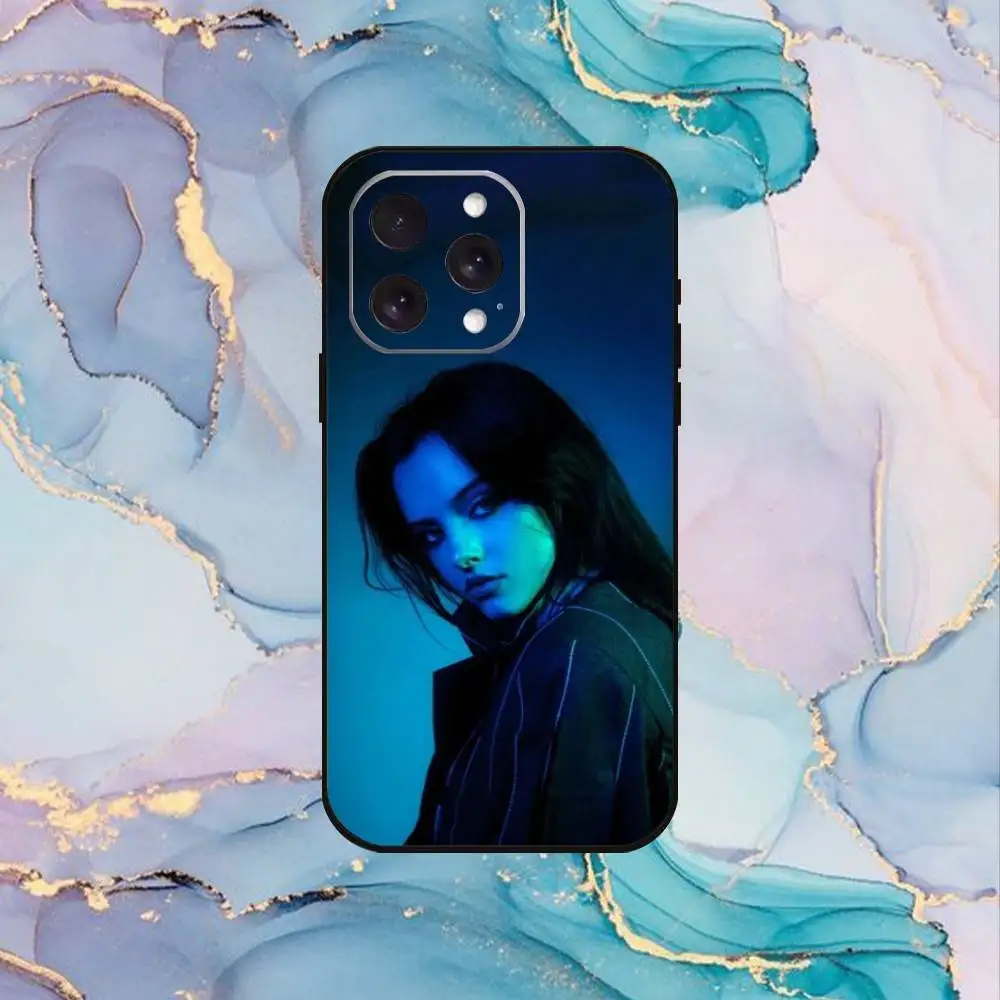 Jessie Singer Murph Phone Case For iPhone17,16,15,14,13,12,11 Plus,Pro Max Soft Black Cover