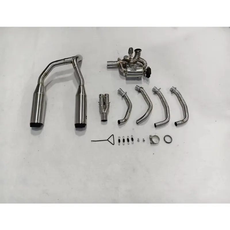 

FBB Motorcycle Accessories Performance Titanium Stainless Steel Carbon Fibre Exhaust Pipe System Parts for 500SR