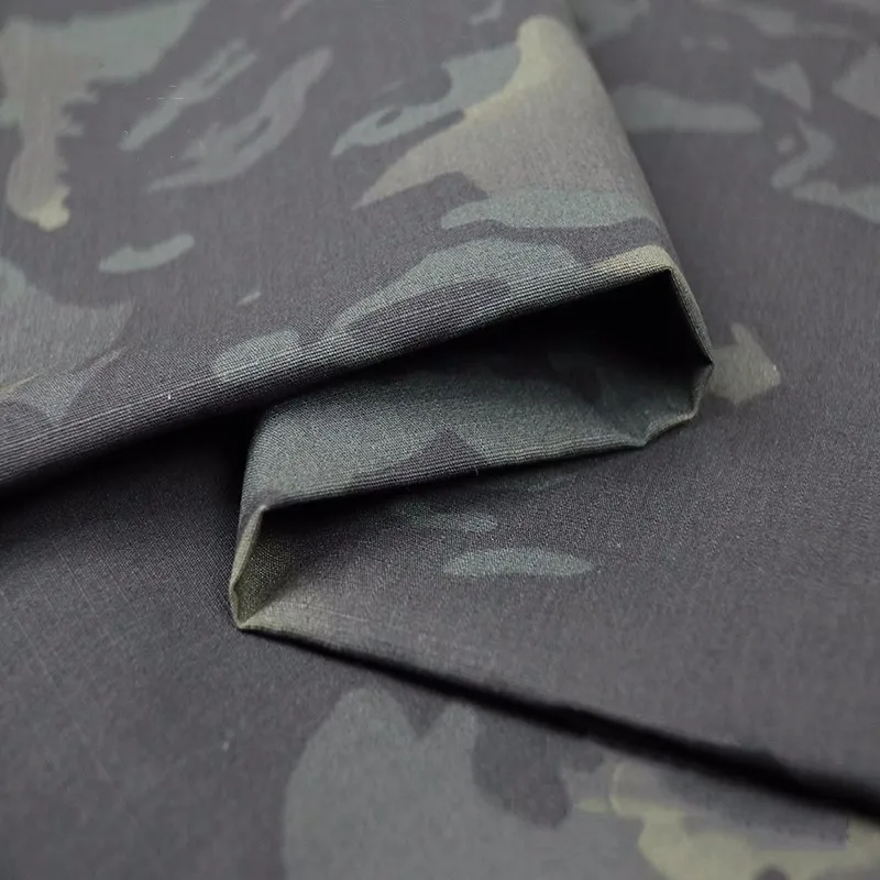 Polyester Cotton Multicam Black Camouflage Fabric TC MCBK Cloth Tactical Uniform Camo Suits DIY Cloth