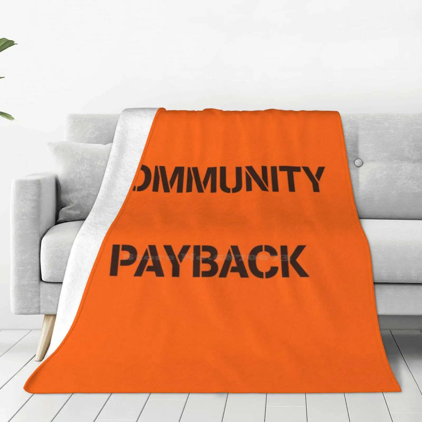 Community Payback ( Tribute ) New Selling Custom Print Flannel Soft Blanket Community Payback E4 Rudy Wade Nathan Simon Curtis