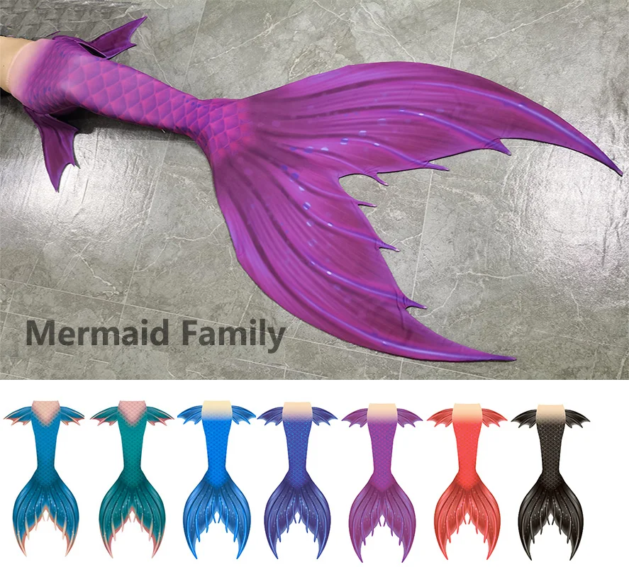 

Tailor Made Professional Mermaid Tail Show Costume Ocean Hall Adult Children Men and Women Show Mermaid Tail With Large Monofin