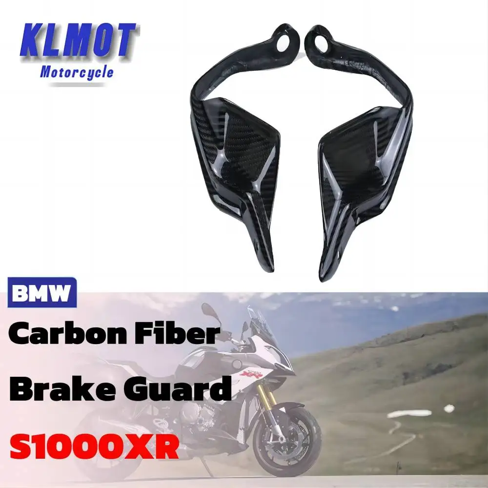 3K 100% Carbon Fiber Brake Guard Hand Protector Side Plate Kit Motorcycle Accessories For BMW S1000XR 2015 2016 2017 2018 2019