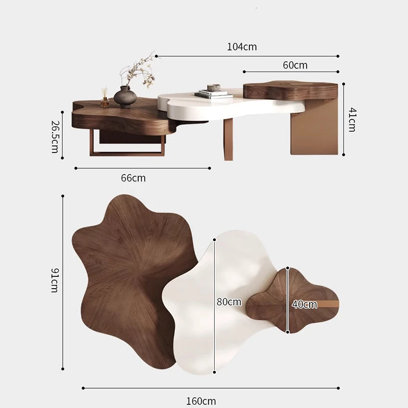 Italian Style Coffee Table Rectangle Simple Senior Decor Center Tables Nordic Modern Beistelltisch Living Room Furniture