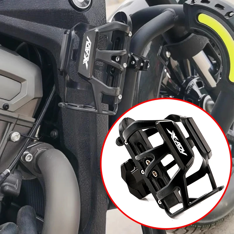 

For HONDA X ADV XADV X-ADV 750 300 2017-2025+ Motorcycle Beverage Water Bottle Cage Drink Cup Holder Sdand Mount Accessories