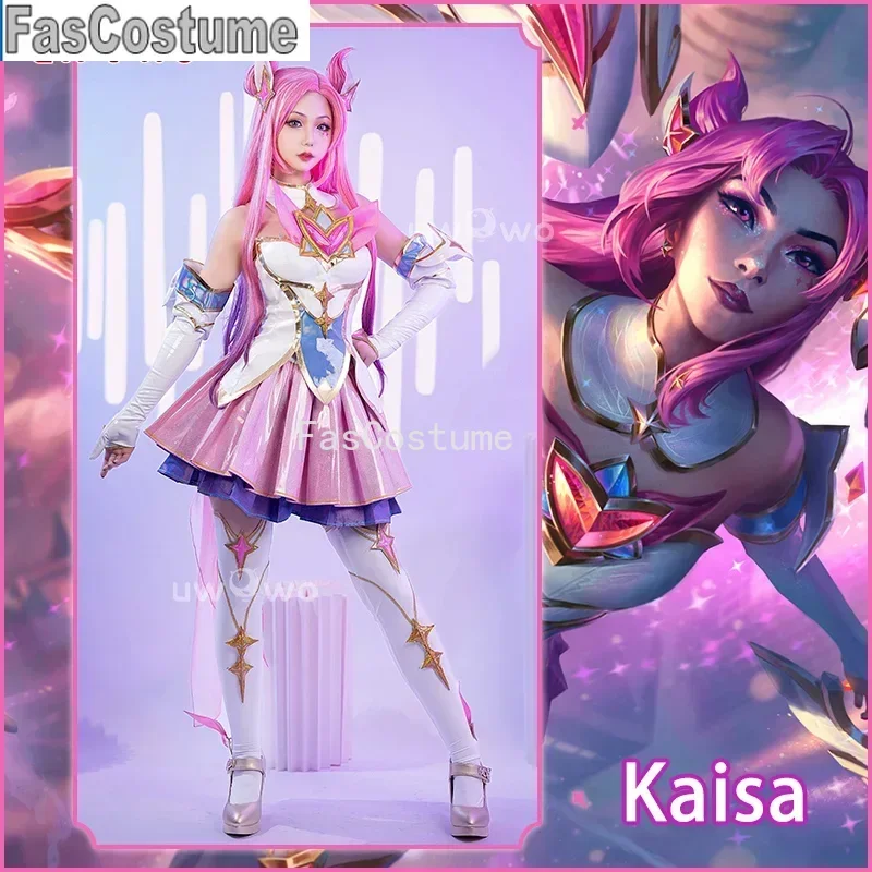 CosplayFasCostume Star Guardian Kaisa Cosplay League of Legends/: Star Guardian Kai'Sa SG Kostium Ahri Akali Stroje Halloween