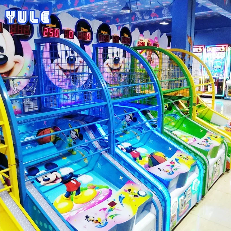 

wholesale kids coin operated mini basketball shooting arcade game machine for kids