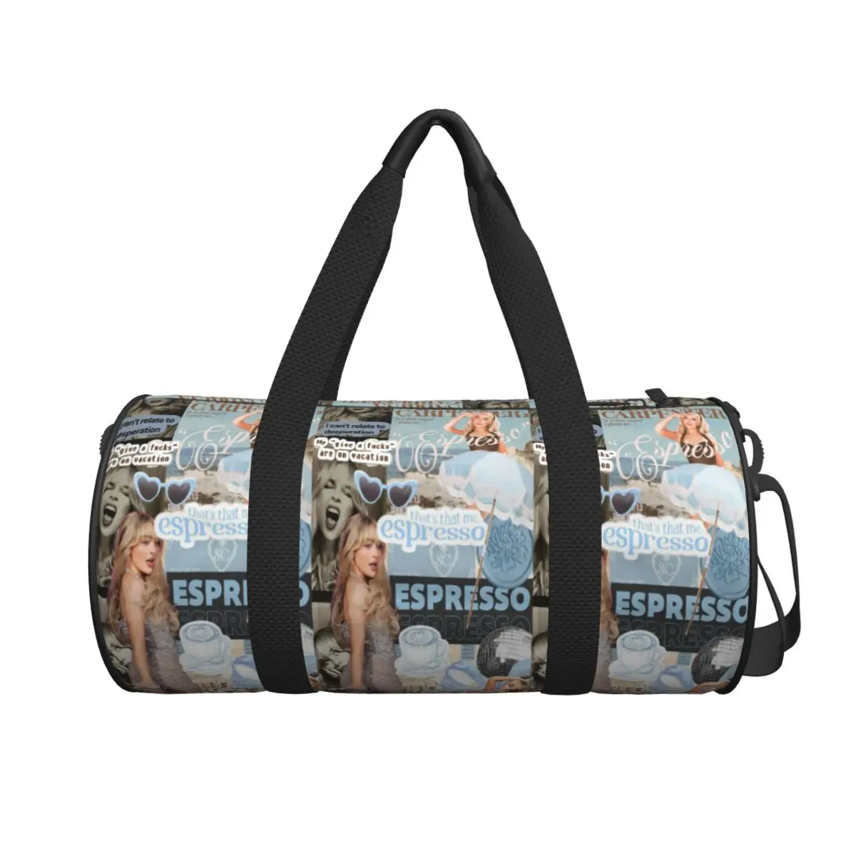 

Sabrina Carpenter Large Duffle Gym Bag Multi-Functional Duffle Travel Bags Handbags Fitness bag