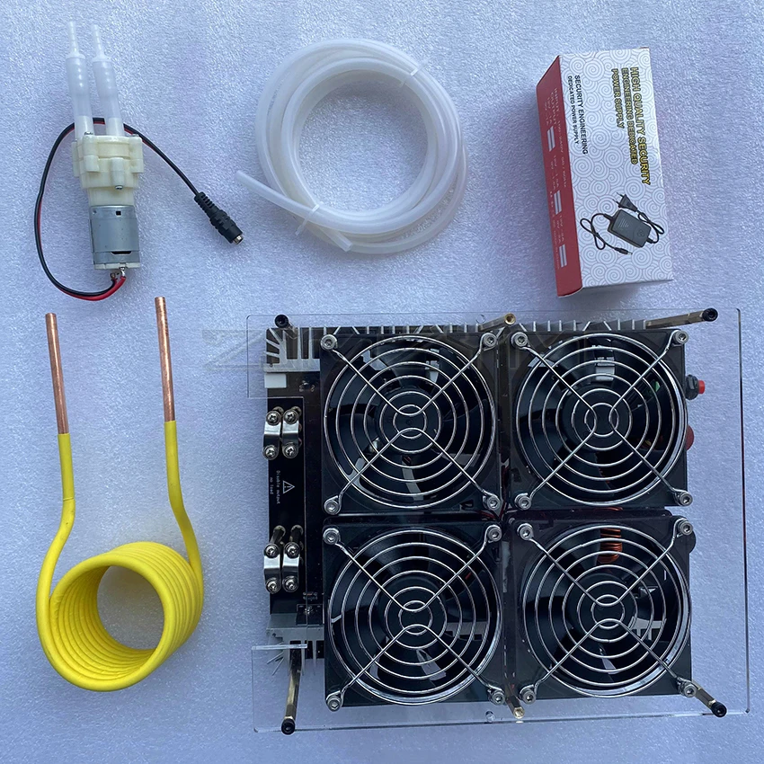 Imagem -06 - Módulo Aquecedor por Indução Zvs 5000w Placa Pcb de Aquecimento por Indução de Alta Frequência Metal Derretido Mais Bobina Mais Bomba