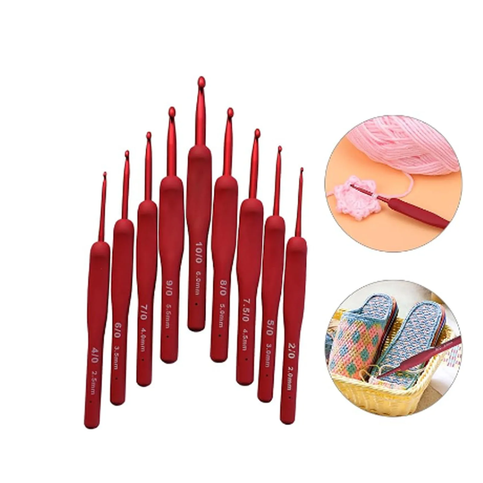 9Pcs Crochet Hook S…