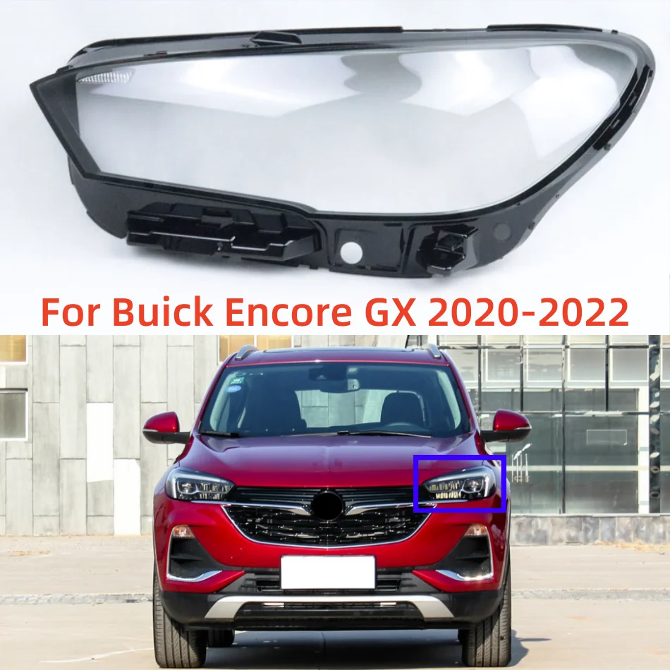 

Для Buick Encore GX 2020 2021 2022, крышка передней фары, корпус лампы, прозрачный чехол для абажура, линза из плексигласа