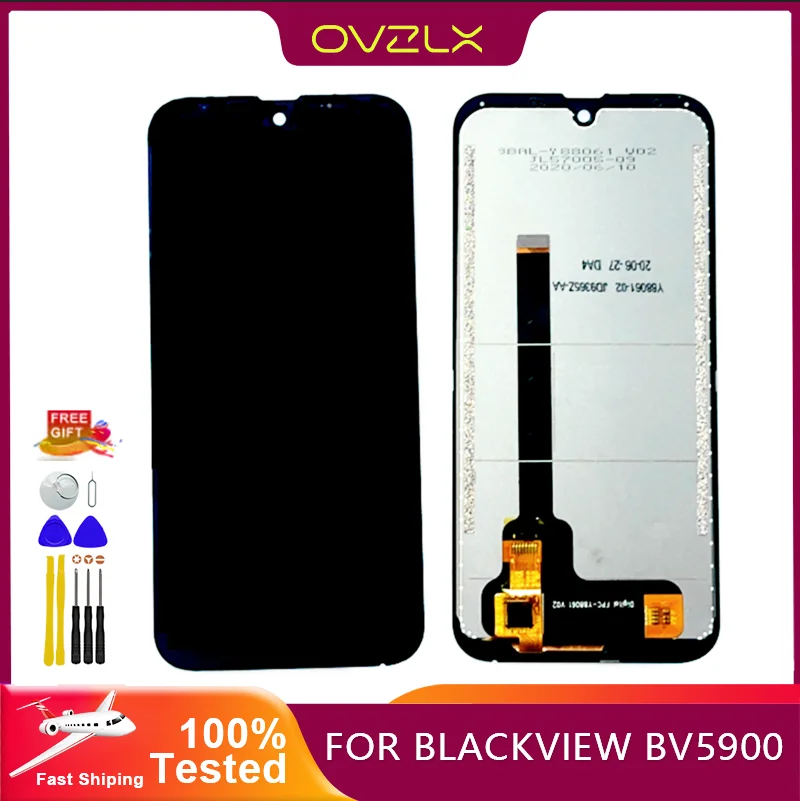 Original 5.7 Inch For Blackview BV5900 LCD Display + Touch Screen Digitizer Original High Quality Repair For BV 5900 LCD