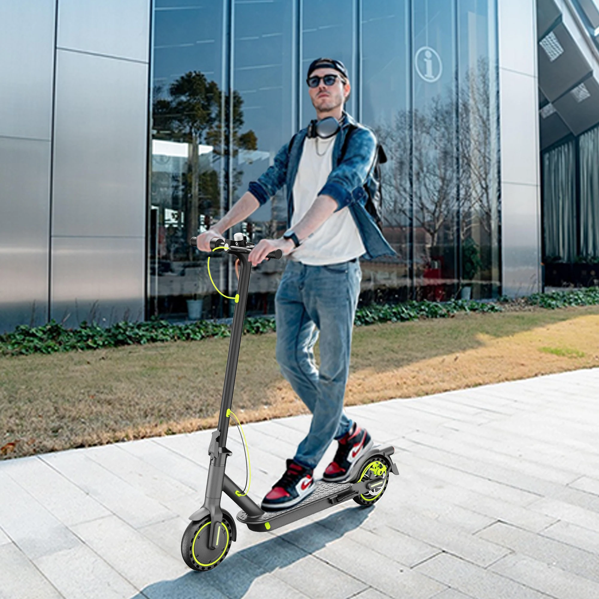 Todimart T3 Elektroroller 8,5 Zoll 36V 7,8Ah 24,99 Km/h für Erwachsene 30 Km Reichweite Wabenreifen Faltbar mit App T3 E-Scooter für Erwachsene – Detail 9