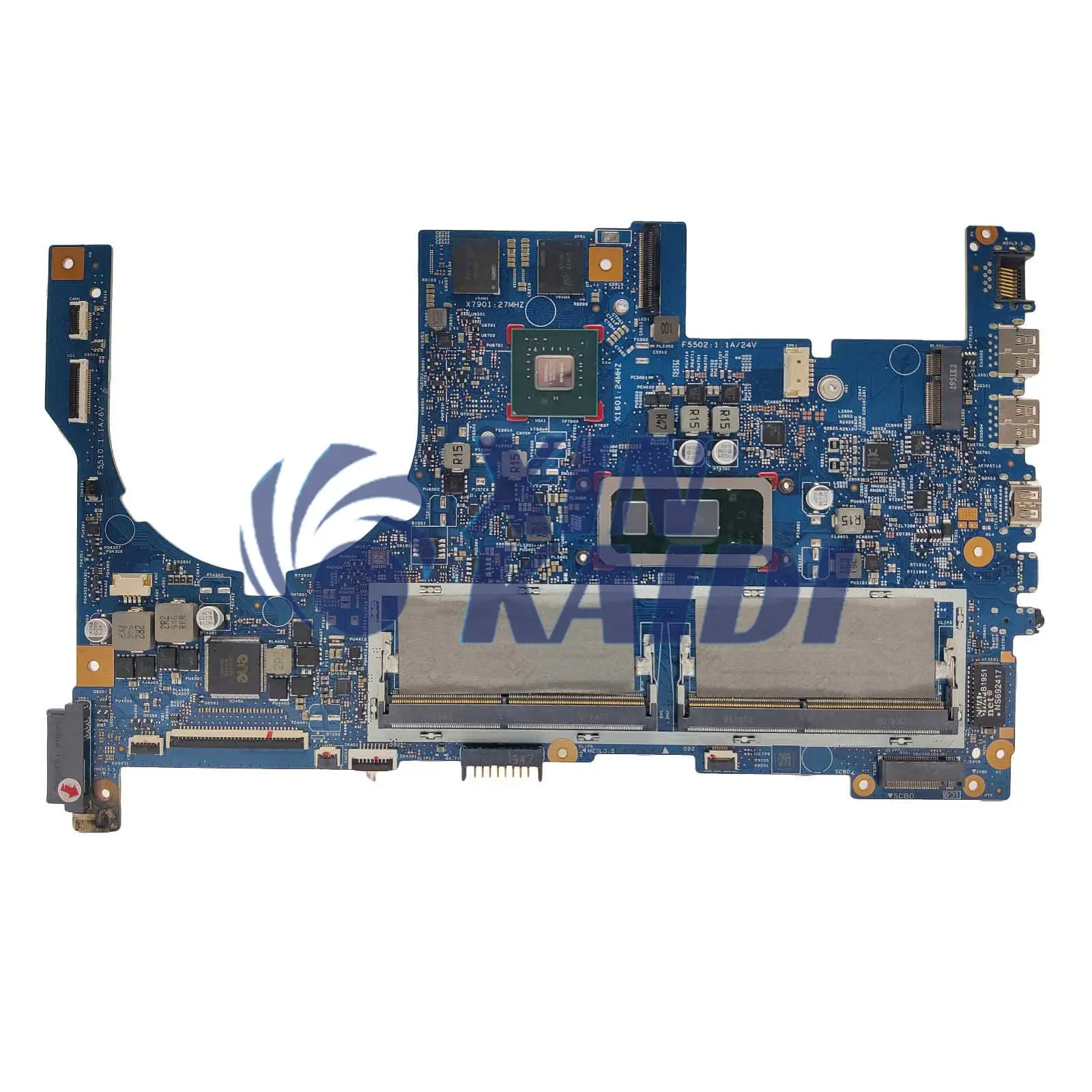 Notebook Mainboard For HP Envy 17-CE L52451-601 L71621-001 18739-1  Laptop Motherboard With CPU I5 I7 8th 10th Gen MX250 4G