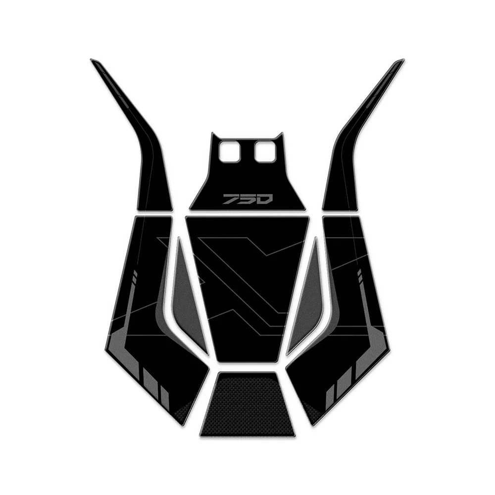 Protection d'autocollant époxy 3D pour X-ADV 750 2026 XADV 750 2025, accessoires, Kit de décalcomanies pour zone d'allumage
