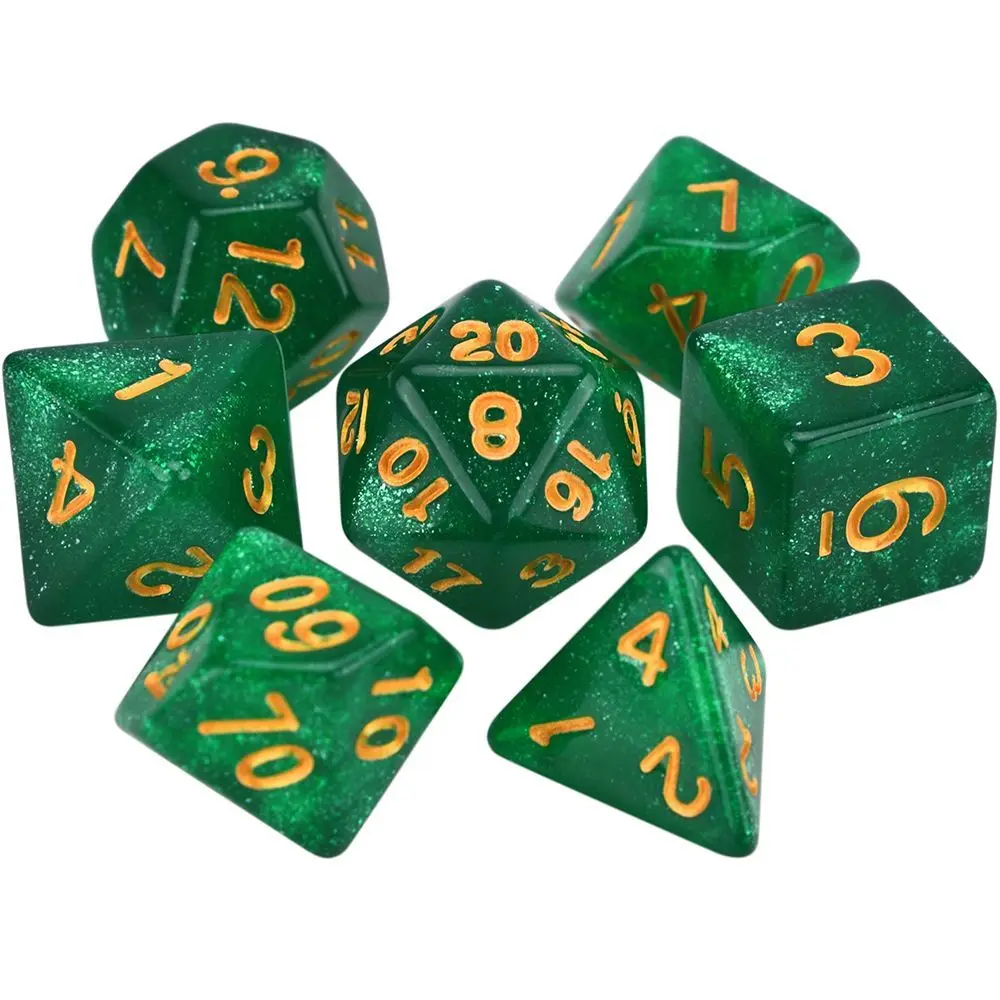 

Board Games Playing Games Glitter Family Party Sparkles Entertainment Galaxy Dice Star Shine Dice Set Dice Polyhedral Dice Set