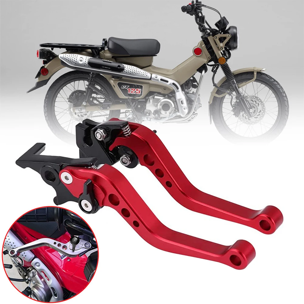 

1 Pair Motorcycle Clutch Brake Handle Lever Perch Multi-position Adjustable Levers Universal Motorbike Replacement Accessories