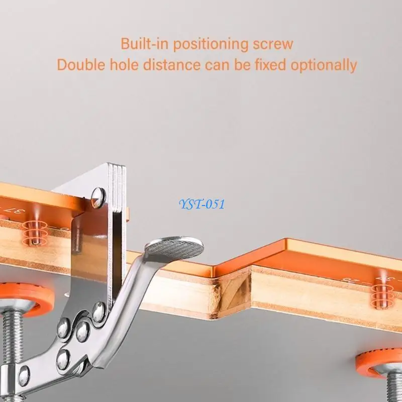 E15A Aluminum Woodworking Grooving Guide for Cabinet Handles Easy Slotting Tool