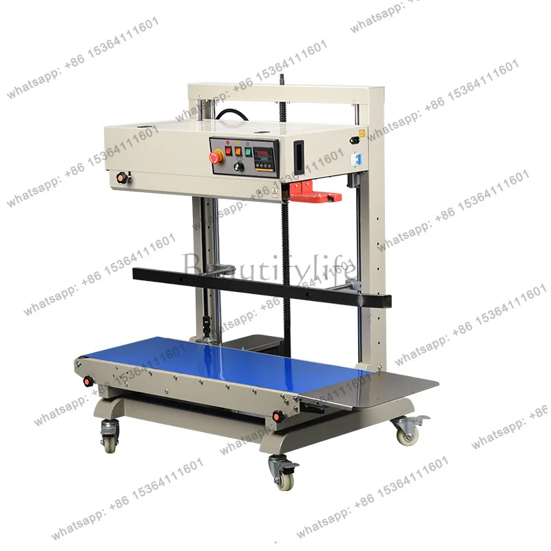 FR-1100 FR-1200 Food   Plastic Film  Food Bag Small Continuous Automatic Sealing Machine