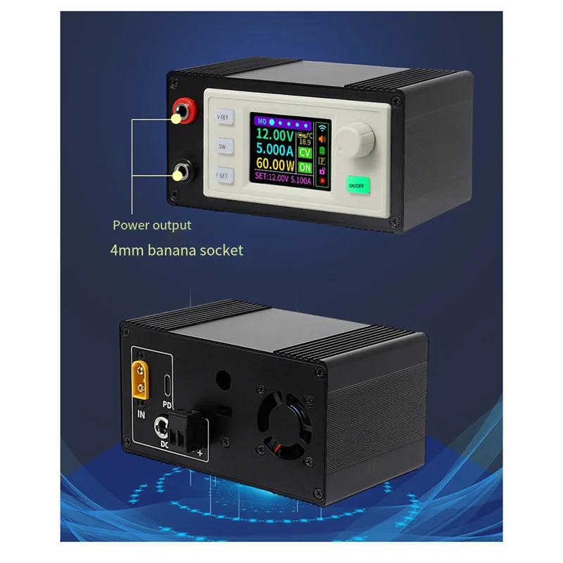 SK120S CNC+433M Kits Adjustable Constant Voltage And Current DC Regulated Power Supply 7A 120W Step-Down Module-Y41A