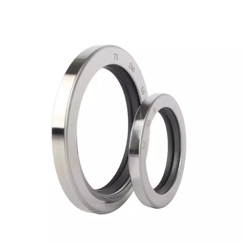 

1Pcs Dual Lip Screw Air Compressor Spare Parts Stainless Steel Oil Seal ID 60*75*8/79*99*10mm For Air Compressor Hot Oil Pump
