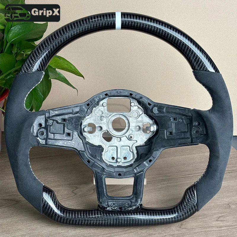 

GTI Style Steering Wheel for VW Golf 7/7.5 GTI/R-Line 2013-2020 - Customizable with Paddle Shifters & Multifunction Buttons