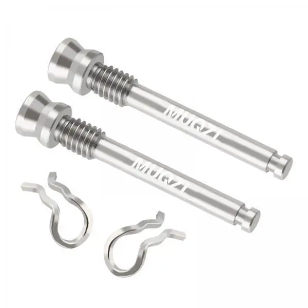 

Bike Titanium Bolts and Stainless Steel Caliper Pins Insert with Snap Rings for Road Mountain Bicycle Disc Brakes
