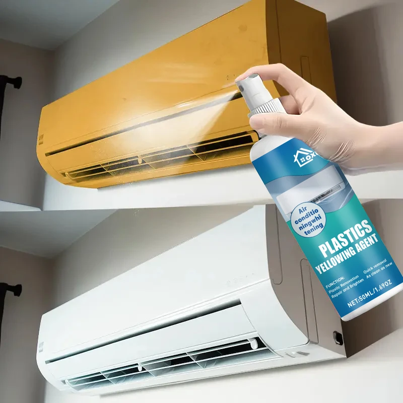 مزيل اصفرار بلاستيكي متعدد الوظائف وكيل إصلاح مكيف الهواء - مناسب لوحدات التيار المتردد والأثاث والسيارة #1