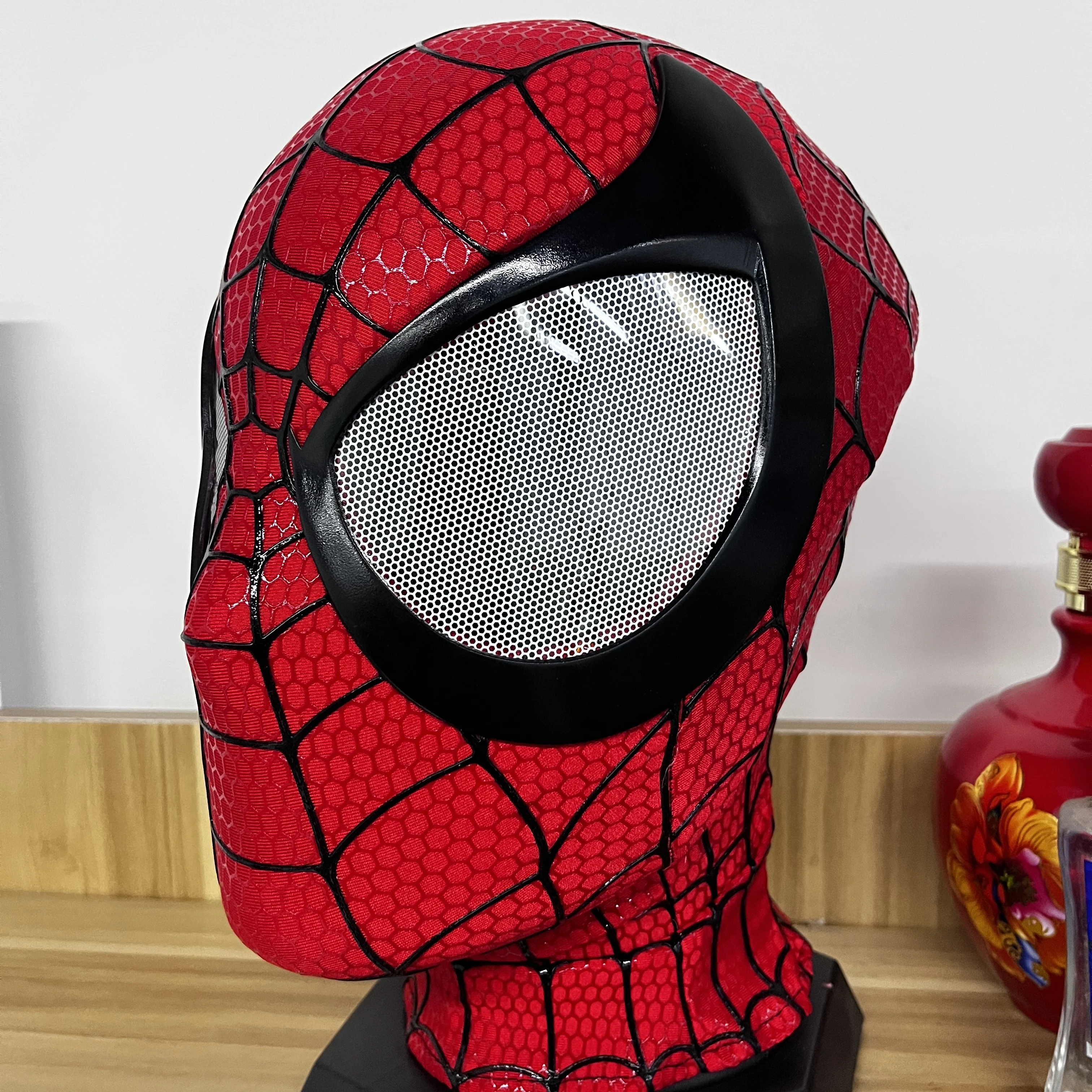 究極のスパイダーマンマスク 目付き 1:1 3D スパイダーマンマスク