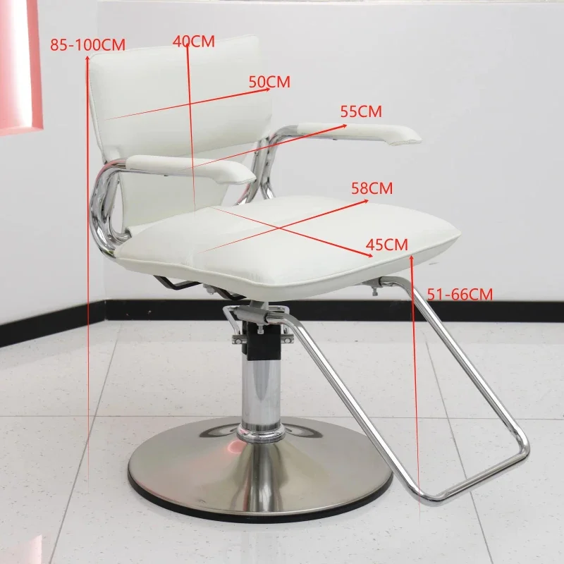 

Professional Barber Chair Salon Chair Hydraulic Reclining Stylist Chair Beauty Furniture Swivel Base Barber Stuhl Furniture