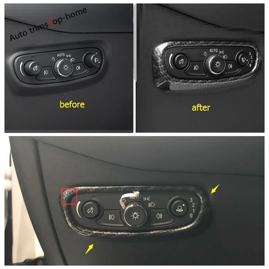 

Window Lift Button / Head Light / Read Lamp / Air Conditioner Outlet AC Vent Frame Cover Trim For Chevrolet Equinox 2017 - 2023