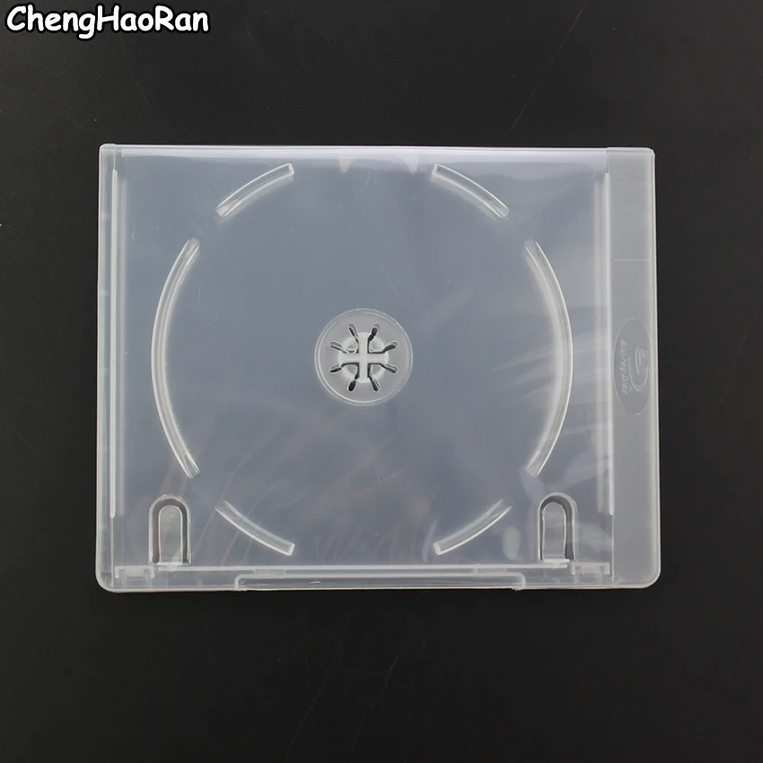 ChengHaoRan-estuche portátil ultrafino estándar para DVD, paquete de CD transparente, organizador de almacenamiento de CD, caja de álbum, 1 unidad