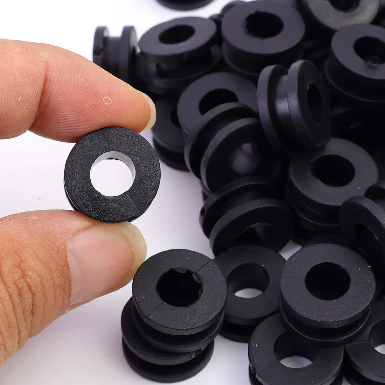 10/20/30 قطعة دراجة نارية إصلاح فاصل غسالة دراجة نارية الجانب غطاء المطاط جروميت طوقا Fairings الجسم لوحة حماية الوسادة #6