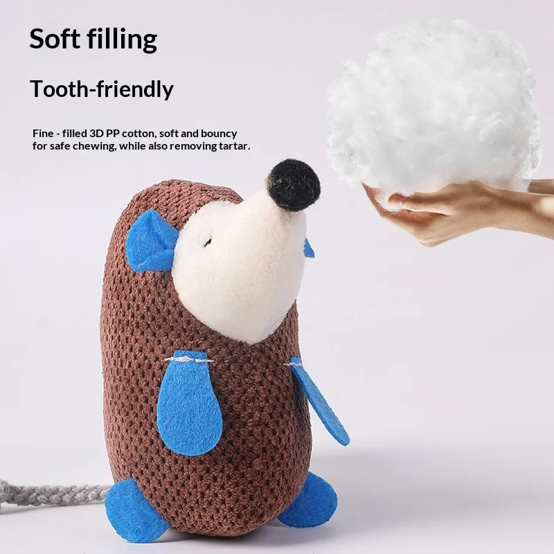 

Small Dog Toys Sound Simulation Plush Mice Molar Teeth Bite-resistant and Stuffy Chewing Toy Puppy Pet Supplies