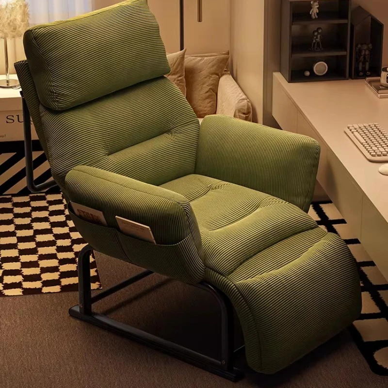 

Recliner Swivel Office Chair Velvet Comfy Lazy Accent Massage Acrylic Office Chair Lounge Love Leather Cadeira Salon Furniture