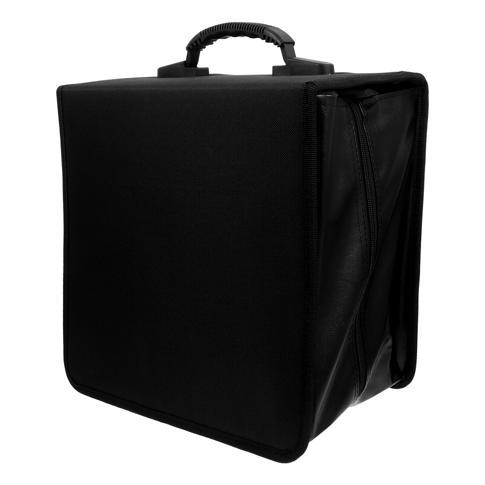 

Display Case CD Package Holders Storage Disc Dvd Cabinet Music Organizer Black Binder Cases