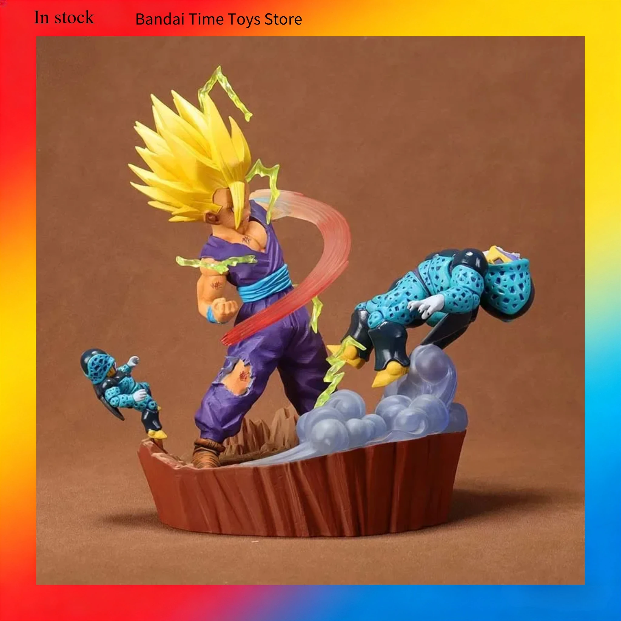 Figura de Acción Original de Bandai Figuarts Zero Dragon Ball Z Cell Arc Super Saiyan 2 Gohan, Modelo de Juguete de Anime para Regalo