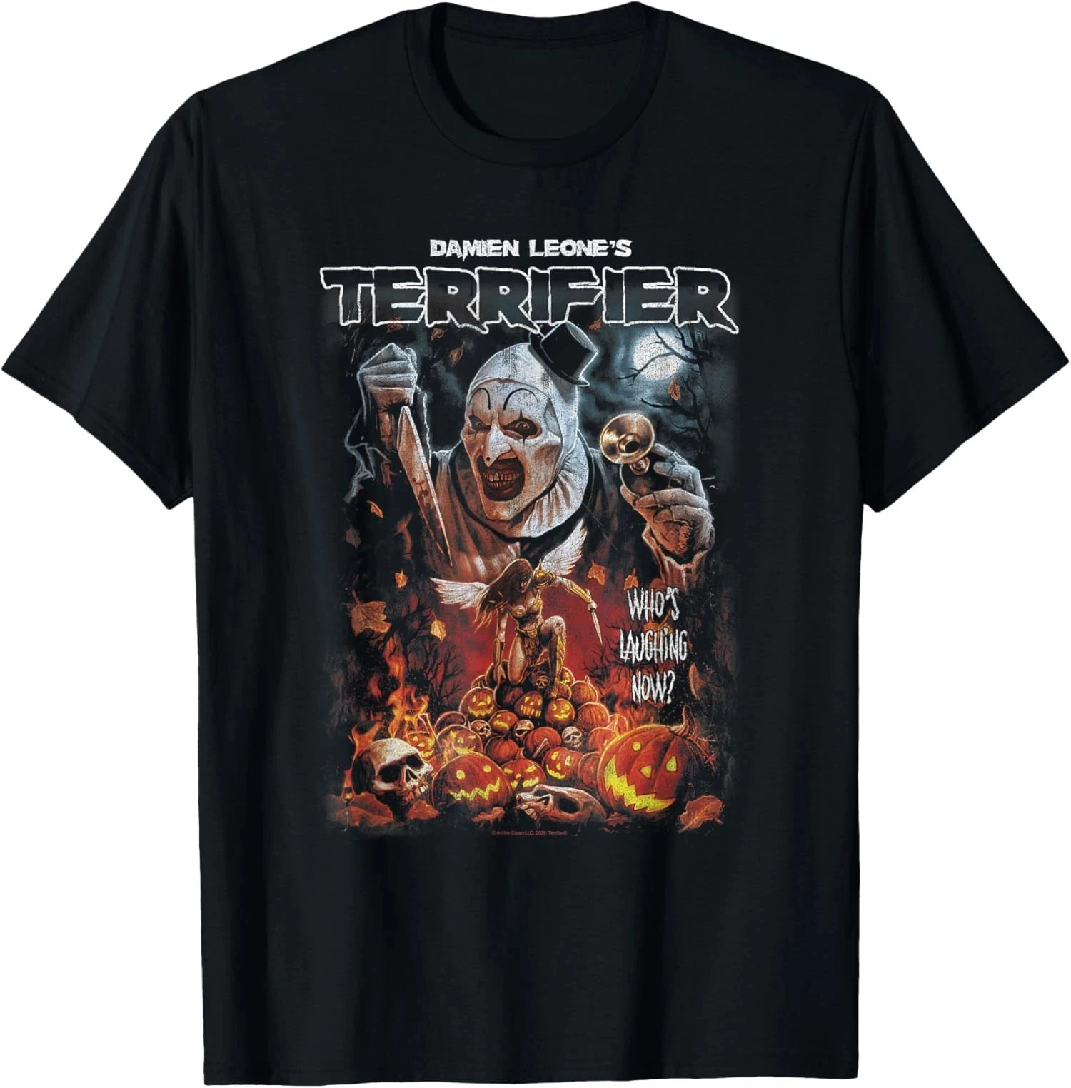 

Art Crispies Terrifier Clown Retro Horro T-shirt Tees Tops Unisex High Quality Cotton Short Sleeve High Street Fashion Oversized